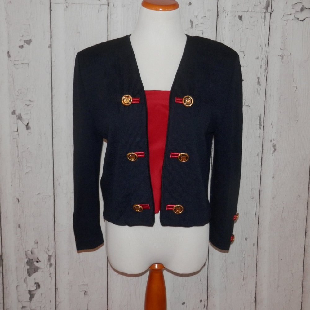 Vintage St John Nautical Theme Double Breast Coat - Picture 8 of 8